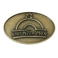 Good Quality Shape Metal Letter Plate Furniture Hardwrae Brass logo Metal Name Label for Machine
