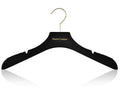 High-end Custom Clothing Store Light Luxury Velvet Hanger Wide-shoulder Non-slip Suit Wedding Hanger