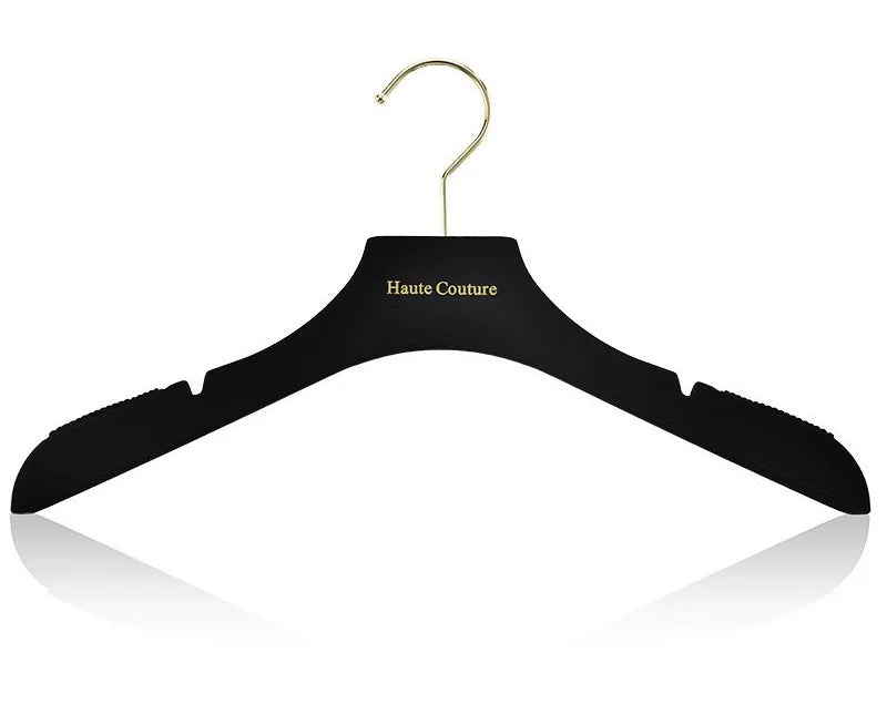 High-end Custom Clothing Store Light Luxury Velvet Hanger Wide-shoulder Non-slip Suit Wedding Hanger