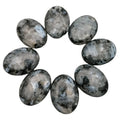 Hongzhuo Natural Stones Smooth 30*40mm Oval Loose Labradorite Cabochon Gemstone Wholesale Factory Price Crafts