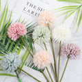 Hot Sale Home Wedding Decoration  Flower Ball Long Stem Simulation Flowers Artificial Silk Dandelion