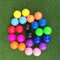 Top Quality Colored Custom Logo Golf Practice Balls Premium Two Piece Golf Ball for Driving Ranges