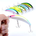 Wholesale 9.5cm 9g Curved Crescent Minnow Bass Fishing Lure Long-Range Casting Artificial Bait for Trout Species