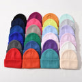 Jxwatcher 2025 Fashion Women Winter Hats Wholesale Angora Beanie Double Fold Thick Cuffed Warm Knit Beanie Hat Pink