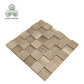 MUMU Thin Decoration 3D Modern Interior Siding Ceiling Cladding Decorative Wood Panels Wall Tile Mosaic
