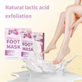 OVILZ Natural Lactic Acid Hyaluronic Acid Herbal Infused Gentle Exfoliation Foot Mask