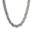 Street Hip Hop 7.5MM Silver Plated Chain Necklace Trendy Stainless Steel Cuban Necklace Men