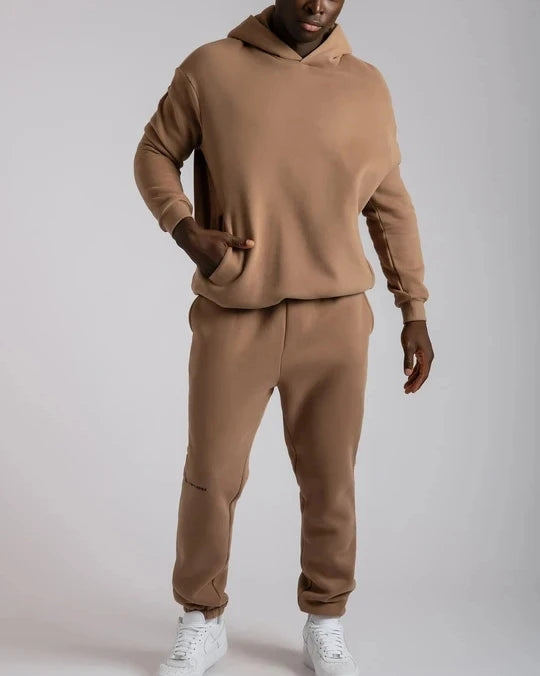 Yali Bulk Plus Size Printed Heavy Cotton Sweatsuit Jogger Set Custom Logo Men's Two-Piece Velour Fleece Tracksuit Set