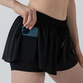 Girls Cheerleading Practice Wear Teal Athletic Shorts Hot Pink Navy Blue Colorful 2 in 1 With Undershorts