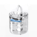 2025 2L PP Charge Cat Water Fountain Motion Sensor Transparent Drinker Filter Eco-Friendly