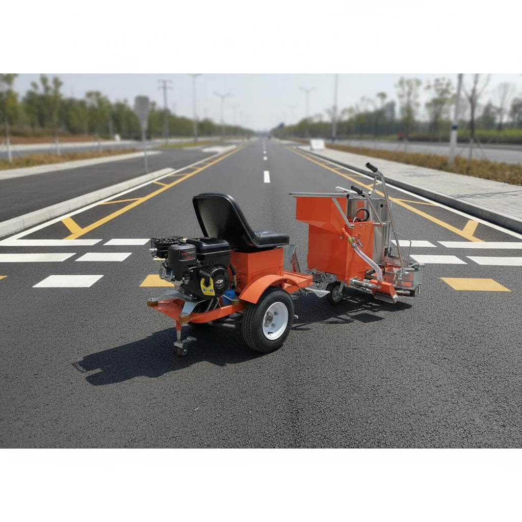 New Road Marking Paint Machine Municipal Road Marking Even Clear Marking Application Thermoplastic Road Marking Machine