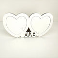 Sublimation Blank MDF Wooden Photo Frame Custom Printing Love Heart Gift Hardboard Photo Frame