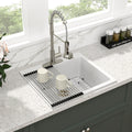 Top Mount  Sink Anti-Rust Anti-Scratch Noise-Free Drop-in Single Bowl Kitchen Sinks Small Granite Composite Kitchen Sinks