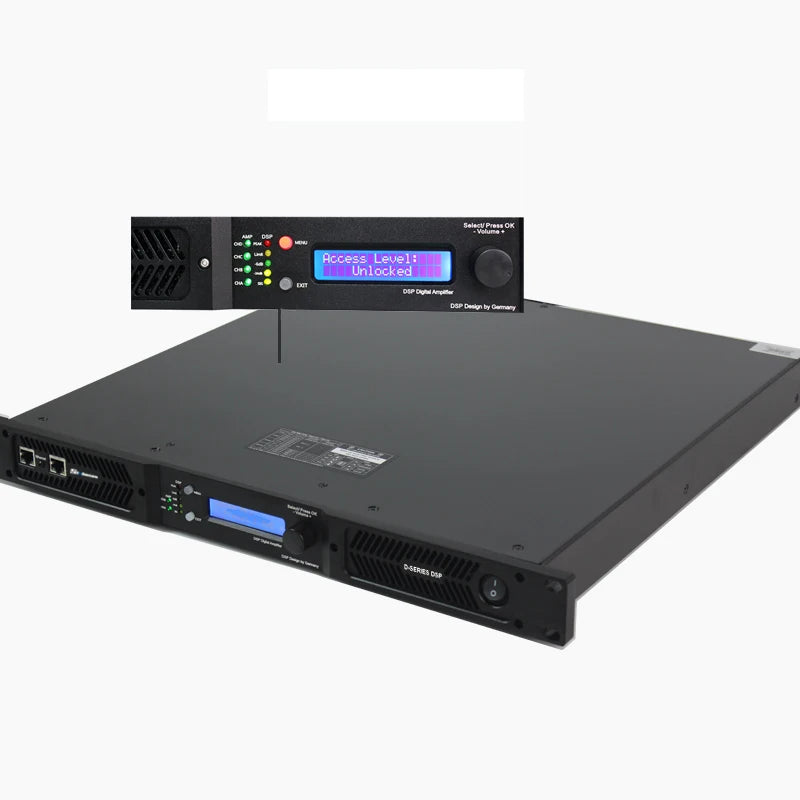 Rock High Power Amplifier Kit Dsp Amplifier Professional 2 Canales 7000W Sound for Concert