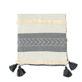 High Quality Hot Sale Modern Baby Knitted Blanket with Fringe 100% Organic Cotton Fabric Home Decoration Chunky Crochet Cable