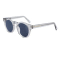 2024 Newest Fashion Custom Logo Transparent Grey Color Gafas De Sol Women Men Small Round Frame Acetate Material Sunglasses