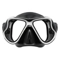 Scuba Diving Spearfishing Free Dive Low Volume Black Silicone Mask