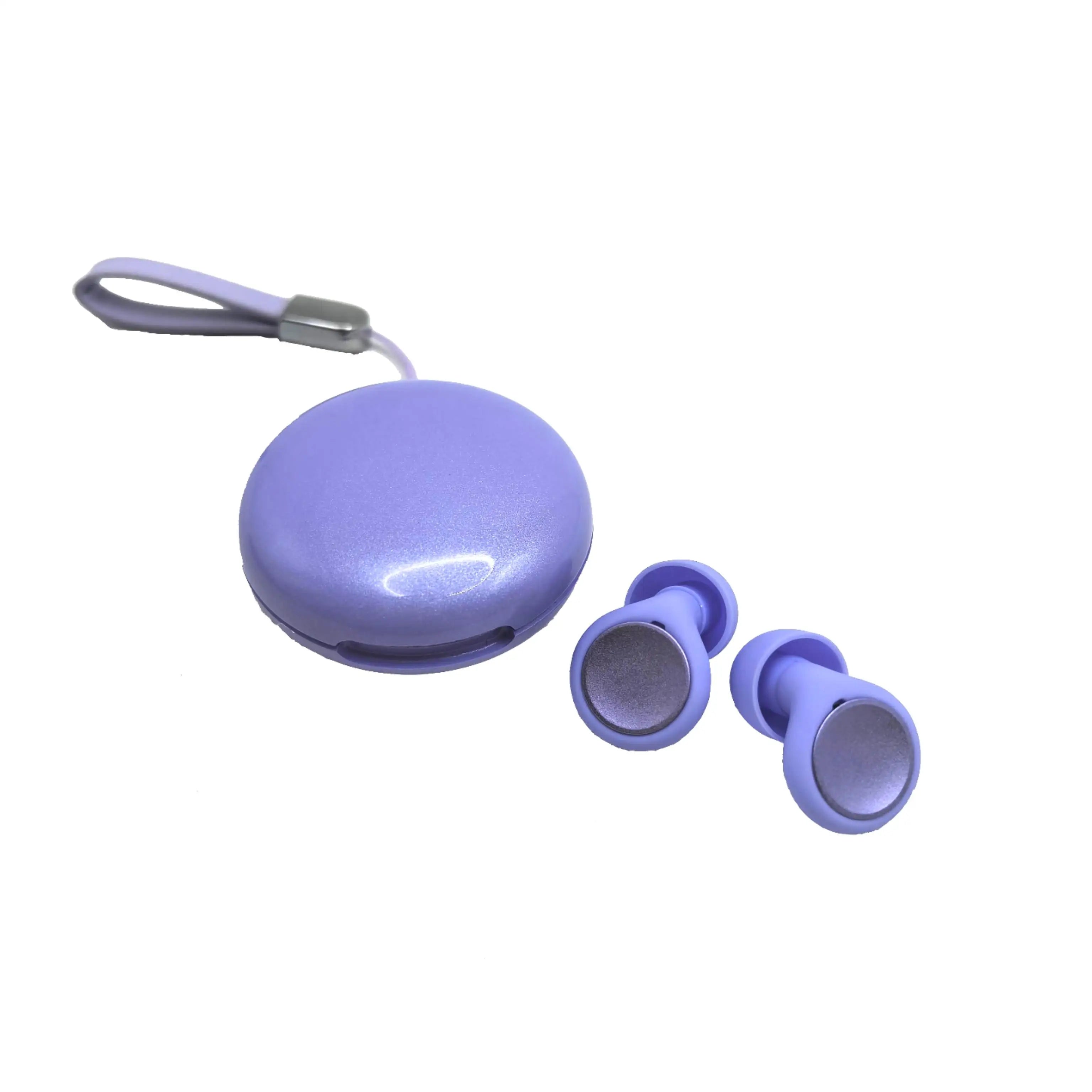Diamond Shining case Noise Reduction Silicone Filter Earplugs Soft Lining for Concerts