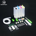 Universal 4Colors DIY CISS Kit with Accessories for Inkjet Cartridge Compatible Epson Brother HP Canon inkjet Printers