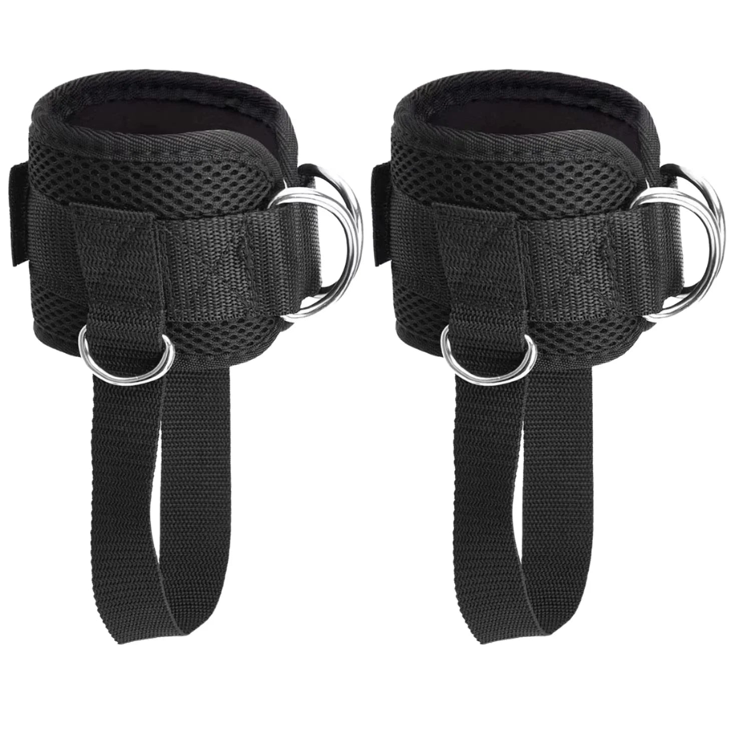 NQ SPORTS Custom Fitness Accessories Gym Adjustable Ankle Straps Buckle for Cable Machines Strength Workout Ankle Strap