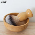 Wooden Handle Shaving Brush Bowl Mug Shave Soap Cream Mug Professional Shaving Brush Barber Tool