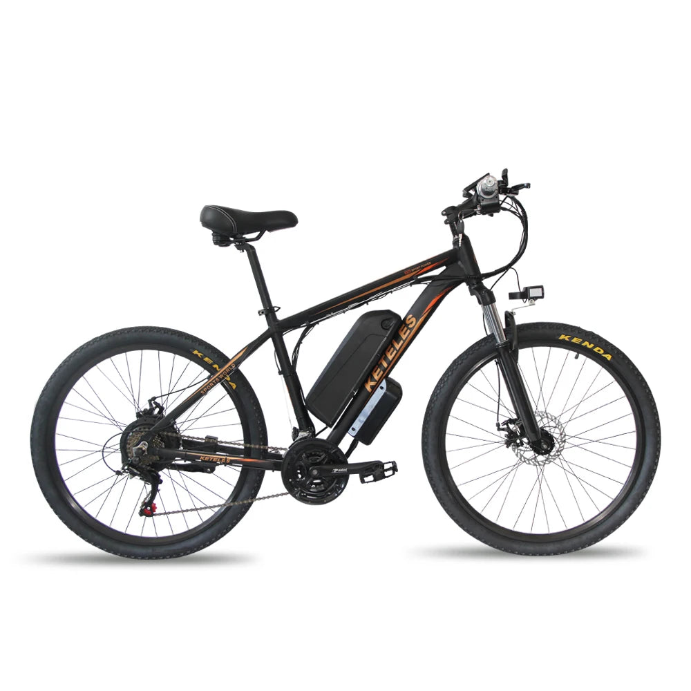 Factory Direct Sale KETELES 26" E-Bike 250W/350W/500W/750W/1000W Motor 10AH/13AH/17.5AH/23AH Battery Mountain Electric Bicycle