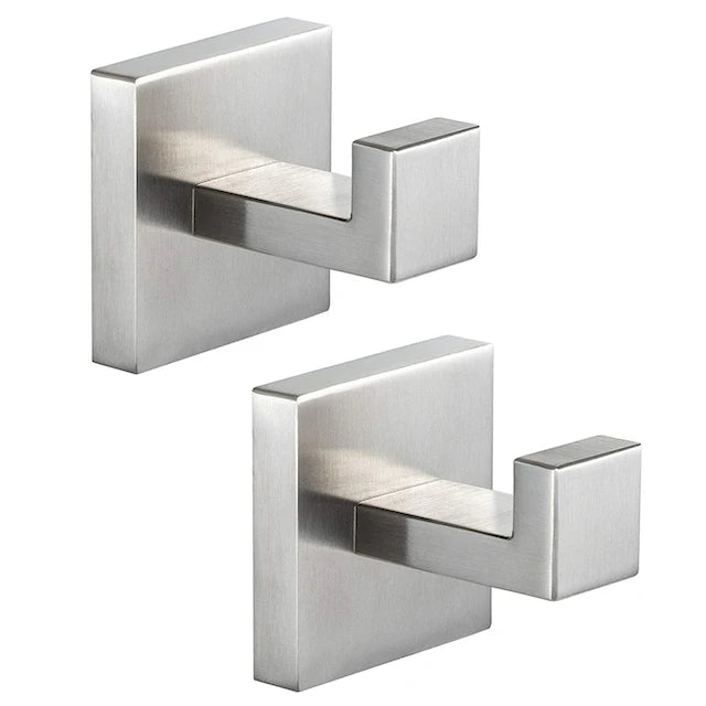 Heavy Duty Top Fashion Handheld Bath Towel Hook Gold Coat Hangers Clothe Pack Brushed Nickel Wall Mounted Made of Durable Metal