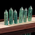 Natural Reiki Healing Gemstone Natural Crystal Polishing Tower Fluorite Wand Crystal Single Point