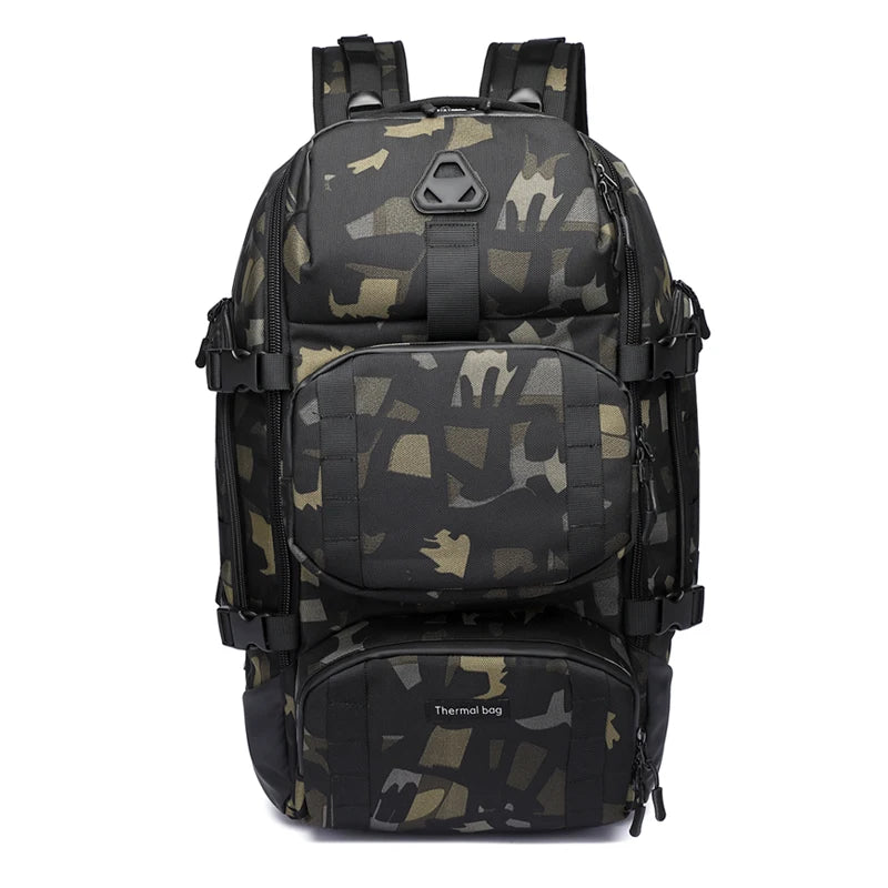 For New Products Waterproof Polyester Zipper Men Tactical Hiking Backpack Beach Cooler Thermal Insulation Unisex