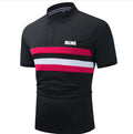 Stock   Brand Striped Polo Shirt for Men