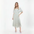 Latticed Design High Quality White Summer Dress Dress White Women White Dresses