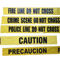 Red Waterproof Tear-Resistant Non-Adhesive PE Marker Cordon Tape Hazard Danger Warning Tape for Safety