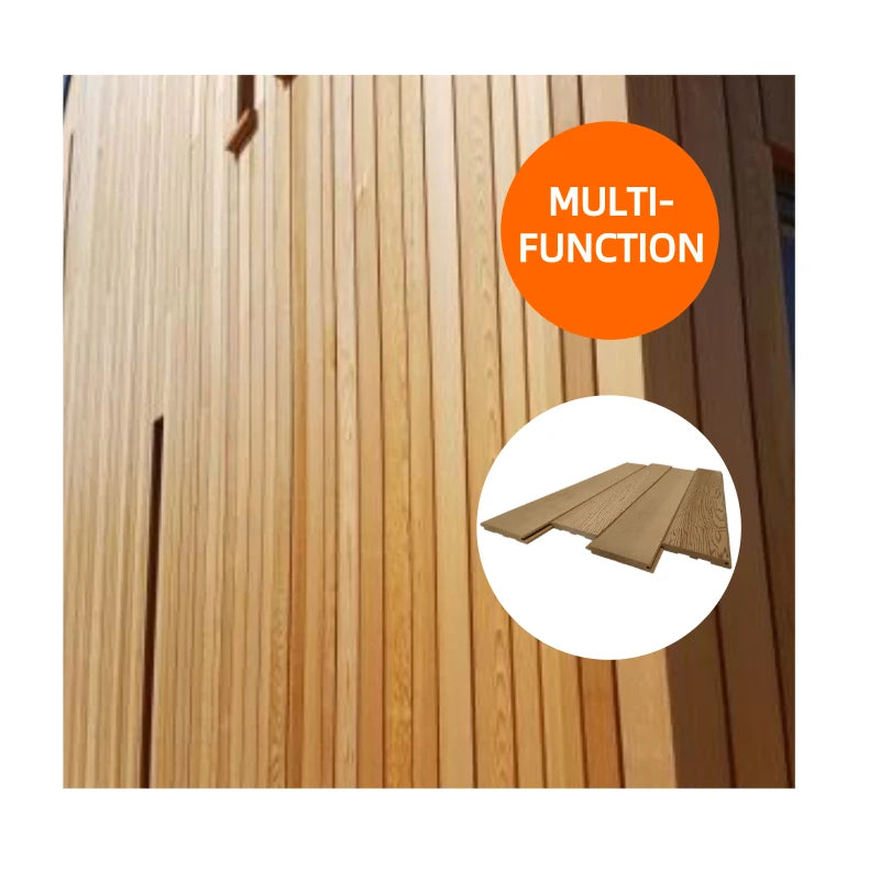 Factory Customized Modern Exterior Wood Cladding Decorative Rustic Wood Wall Panel
