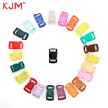Factory Custom Multicolored Small Recycled Pom 10mm Cat Side Release Buckle Clip Heavy Duty Safety Collar Buckle