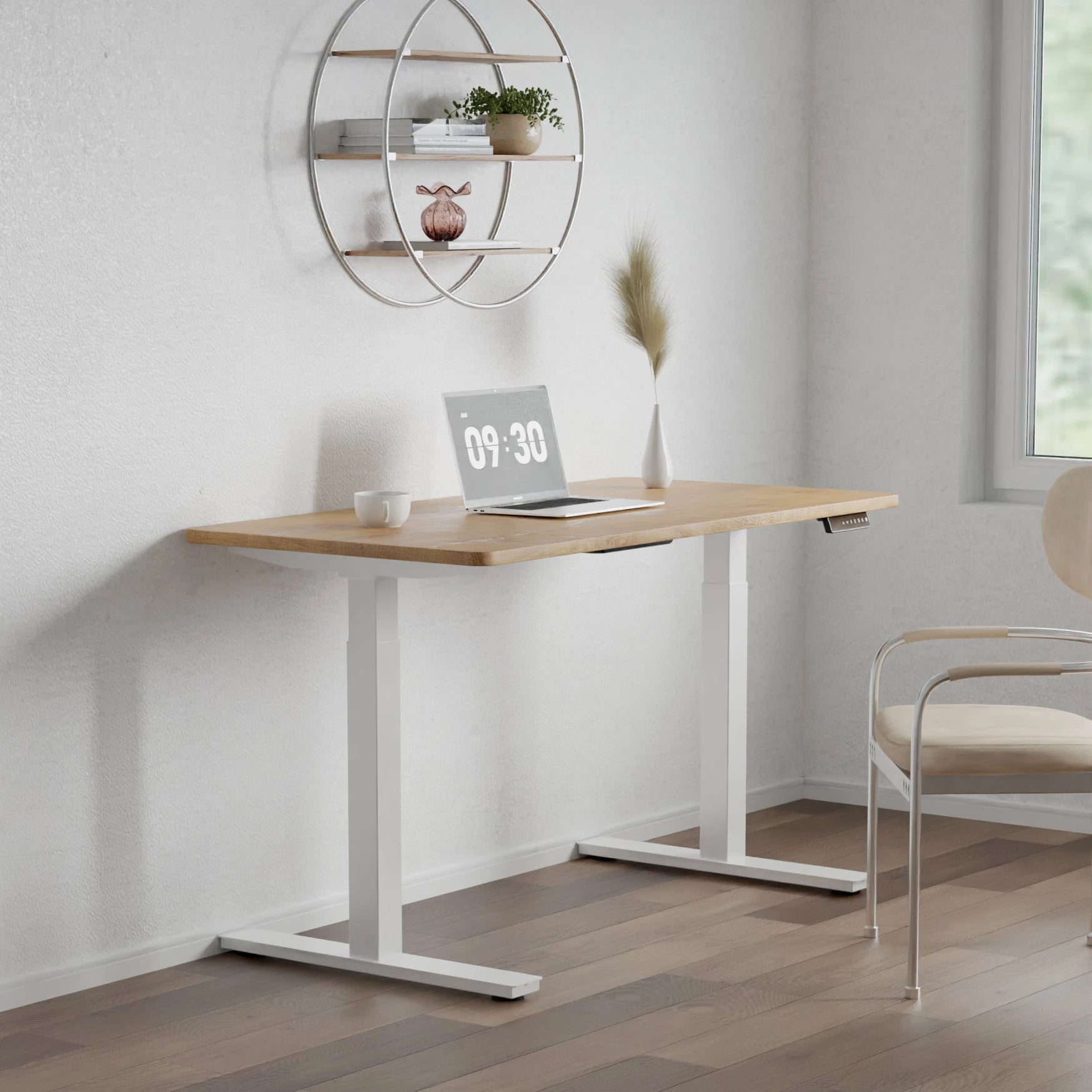 Modern Home Office Executive Furniture Adjustable Iron Computer Lifting Writing Desk Dual Motor Dining School Use Commercial Top