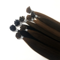 100% Russian Virgin Remy U Tip Hair Extension Full Cuticle Aligned Pre Bonded Nail Extensions 14''-26'' No Shedding