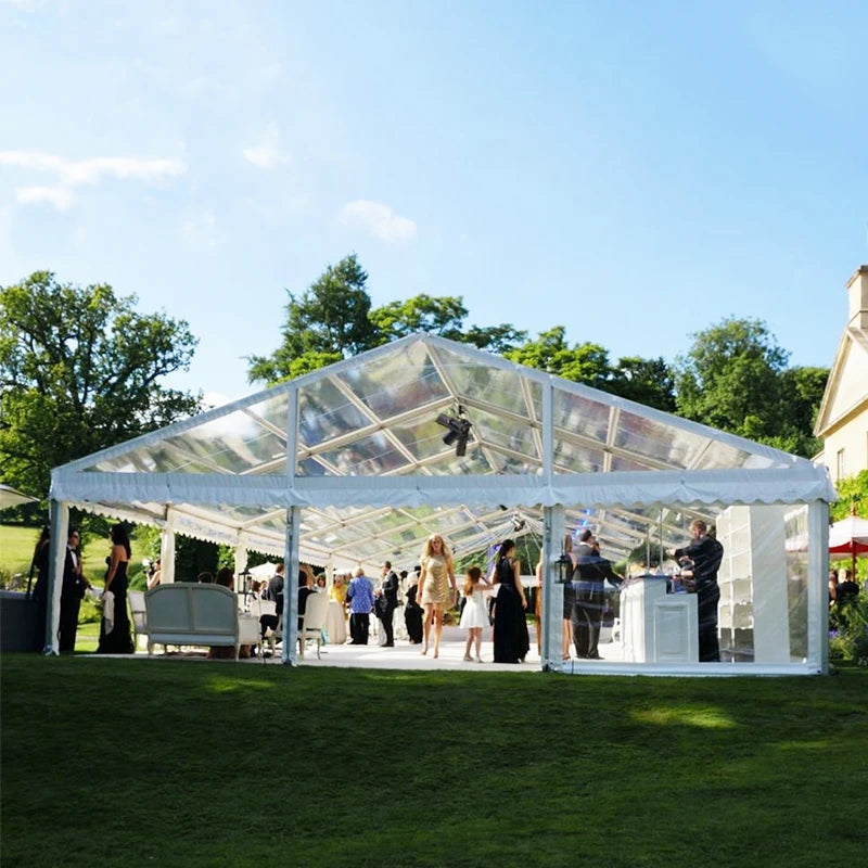 Outdoor Marquee Clear PVC Tent for Wedding Party Events Trade Show With Aluminum Frame