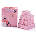Wholesale Custom logo Jewellery Packaging Drawer Box Ring Earrings Necklace Bracelet pink Paper Drawer Jewelry Box