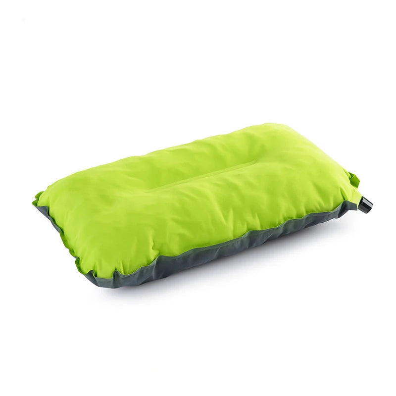 Custom Collapsible Portable Travel Pillow Waterproof and Ultralight Automatic Inflatable Sleeping Pillow for Beach Camping