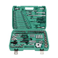 121pcs Aluminium Hand Tool Kit Set Car Repair Spanner Socket Wrench Mechanic Tool Box OEM Bike Automobile Repairing Tool Set