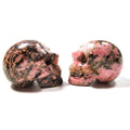 Huiying Charming Mini Sized China Stone 2 Inch Natural Hand Carved Paperweight Stone Skulls for Fengshui Decoration Crafts