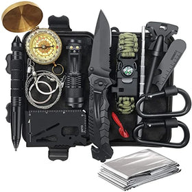14 in 1 Survival Kits Tactical EDC Emergency Kits for Camping Hiking