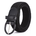 Stylish Desong Men's and Women's Elastic Twill Casual Belt Breathable Woven Alloy Buckle Waterproof 38mm Custom Color