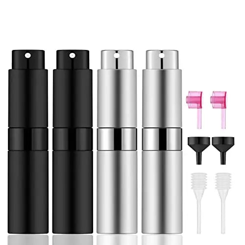 Travel Size Pocket Perfume Tube Mini Portable Sprayer 10ml 8ml Empty Twist up Refillable Spray Perfume Bottle