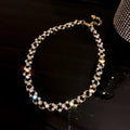 2022 HOT New Style Electroplated Fashion Simple Personality Chain Set Diamond Pearl Necklaces for Women