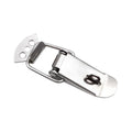 Low Price Nickel Plated Iron Flexible Toggle Draw Latch Damping Hasp Lock 80KG Capacity for Toolboxes Cases Carton Box Packaging