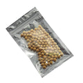 Factory Price 14x20cm Translucent Aluminium Zip Lock Bags Zipper Reusable Aluminized Foil Plastic Pouches Front clear Food