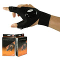 LED Outdoor Half-finger Lighting Gloves Outdoor Hunting Slingshot Fishing Luminous Gloves Fishing Gloves