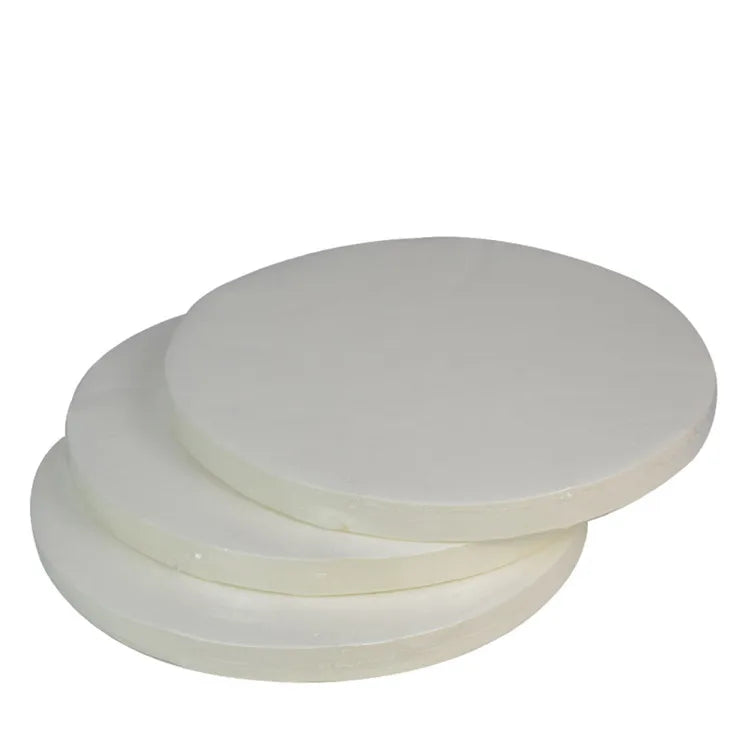 Wholesale Custom Eco-Friendly White Square Silicone Greaseproof Cake Baking Paper Sheet Printed Logo with Baking Paper Board