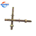 Colored Steel Wedge Anchor Bolt Nut Washers with Zinc Finish Fasteners Manufacturer Yellow Zinc